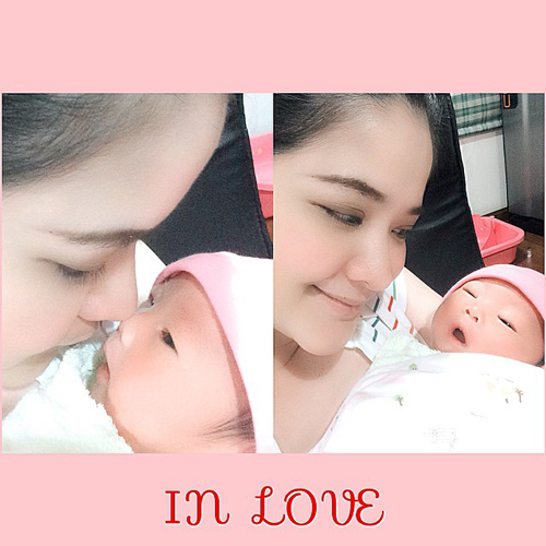 ปอย ปวีณา คลอดลูกสาว