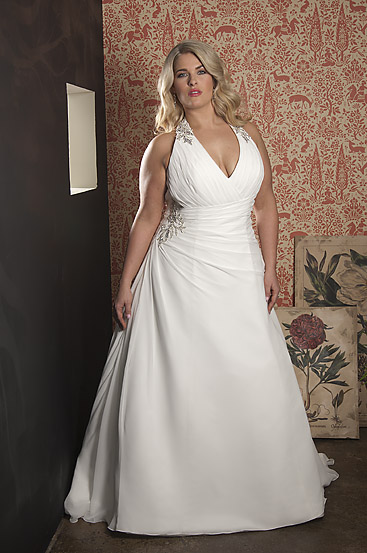 ชุดแต่งงานคนอ้วน