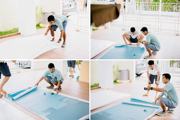 DIY แบ็คดรอป พร็อพ งานแต่งงาน