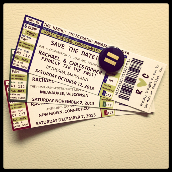 การ์ด Save The Date 