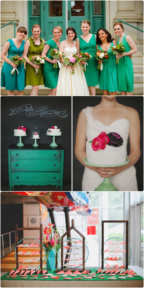 ธีมงานแต่งงานสีเขียว