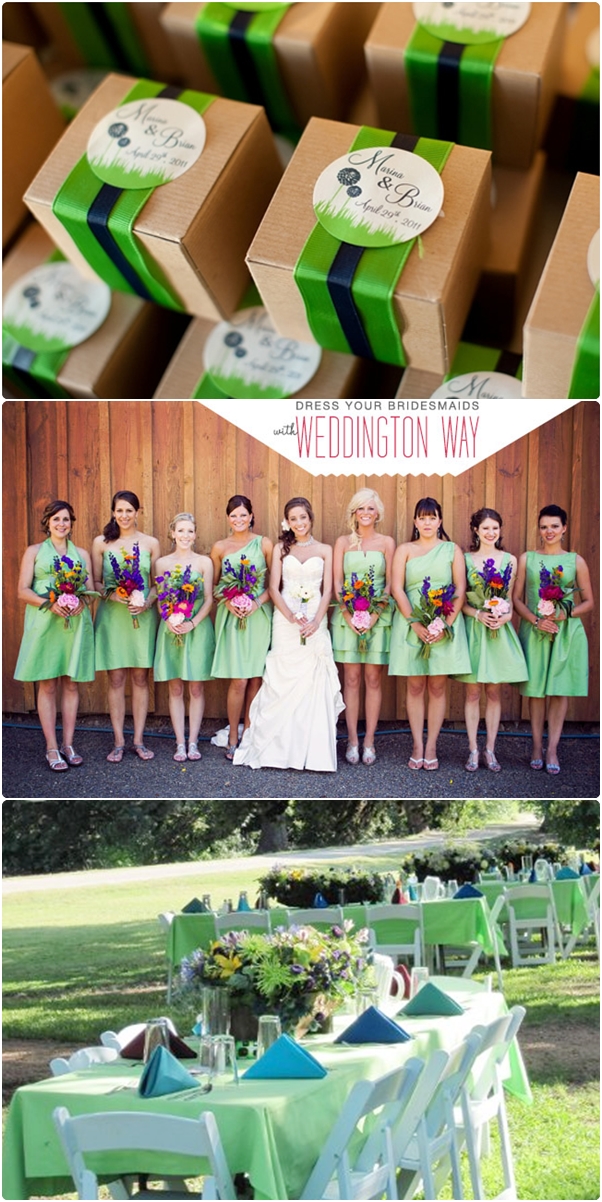 ธีมงานแต่งงานสีเขียว