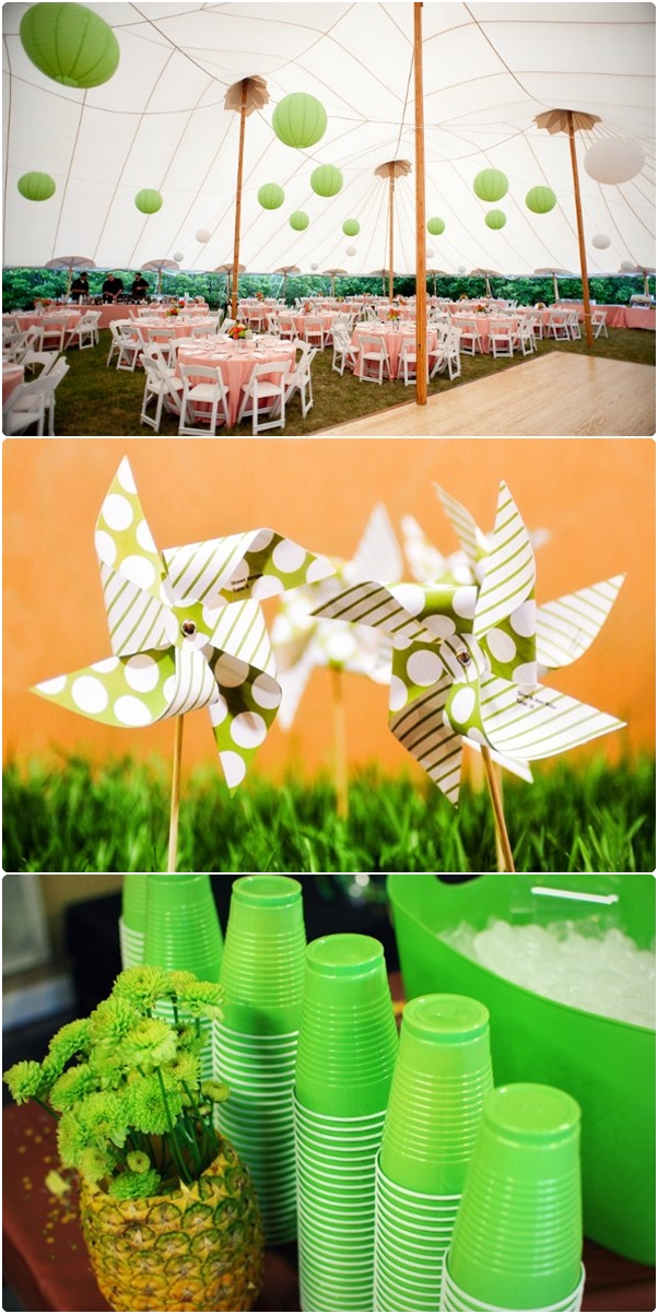 ธีมงานแต่งงานสีเขียว