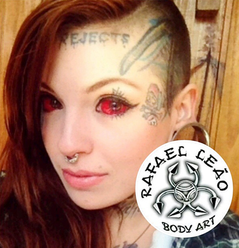 สักลูกตา