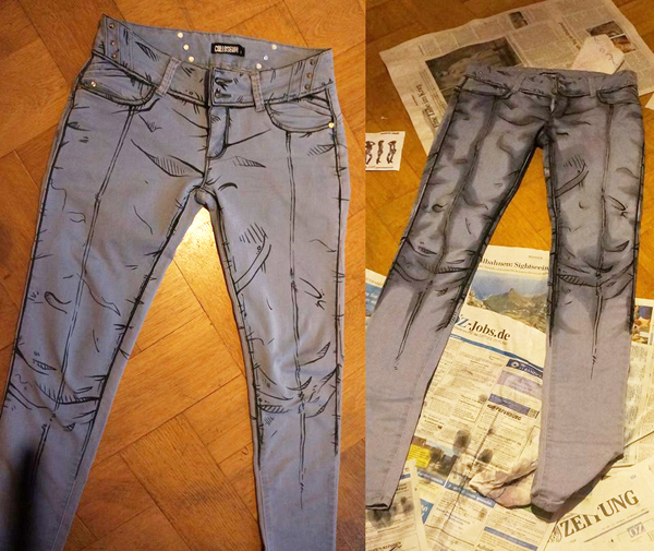 กางเกงยีนส์ แฟชั่น