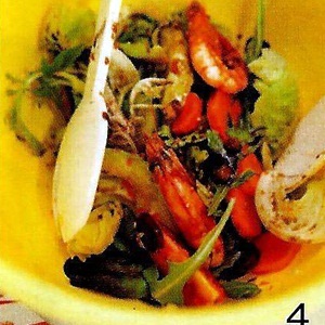  สลัดอะโวคาโดกุ้งย่าง กับน้ำสลัดงาญี่ปุ่น อาหารลดน้ำหนักสุดอร่อย