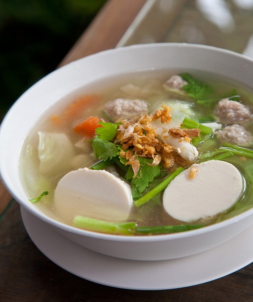แกงจืดเต้าหู้หมูสับไมโครเวฟ 