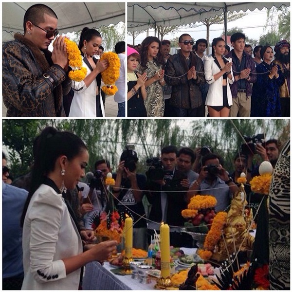  บวงสรวงละคร เสือ เทย่า โรเจอร์ หวนคืนจอแก้วประกบ แบงค์ แคช