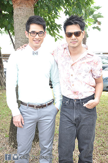 กอล์ฟ-เปา นำทีมบวงสรวง เปิดกล้องละคร วุ่นนักรักหรือหลอก