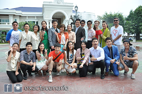 กอล์ฟ-เปา นำทีมบวงสรวง เปิดกล้องละคร วุ่นนักรักหรือหลอก