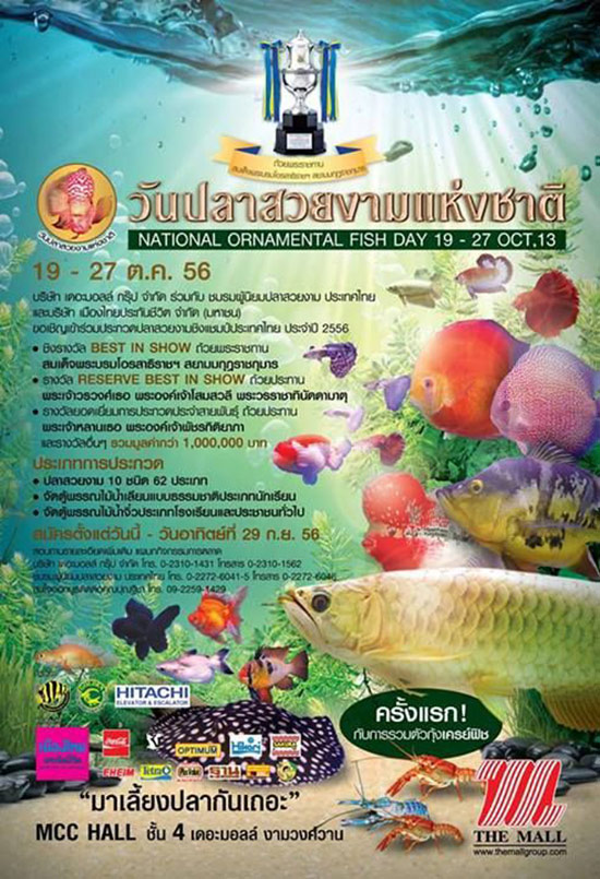 วันปลาสวยงามแห่งชาติ 2556 พบกัน 19-27 ต.ค.นี้