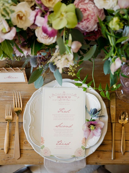  ดอกไม้...แรงบันดาลใจสำคัญสำหรับงานแต่งแสนหวาน