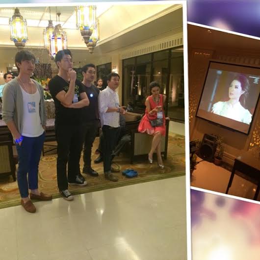 โป๊ป มิว นำทีมนักแสดง ร่วมดูละคร รักออกฤทธิ์ ตอนจบ ในงานช่อง 3