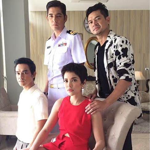 ภาพบวงสรวงละคร บัลลังก์เมฆ อ้อม พิยดา ประกบ หนุ่ม เต๋า มอส