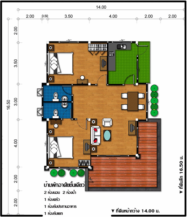  10 แบบบ้านชั้นเดียวหลากสไตล์