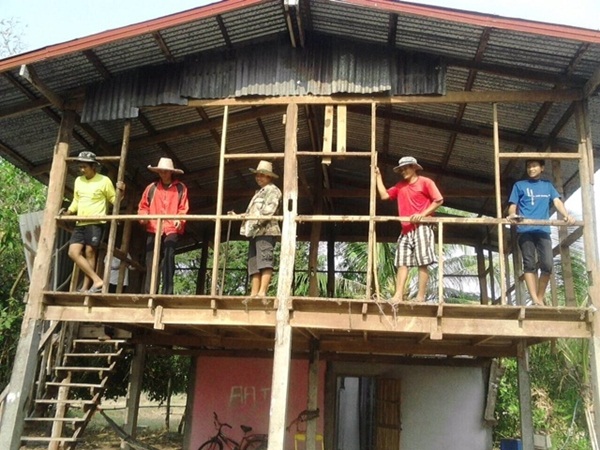 ปลูกบ้านชั้นเดียวหลังเล็ก งบ 5 แสน ด้วยแปลนจาก กรมโยธาฯ