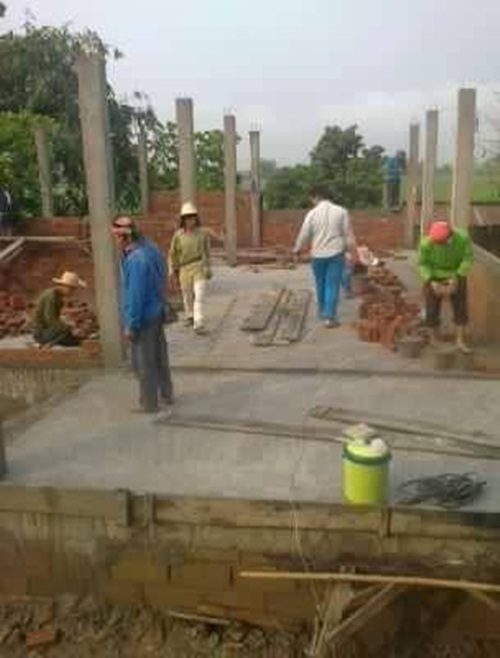 สร้างบ้านใหม่หลังน้อยให้ตายาย เป็นบ้านชั้นเดียวแสนอบอุ่น