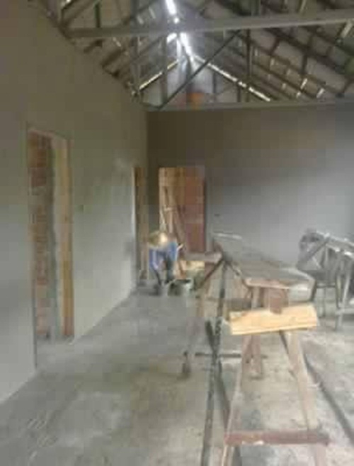 สร้างบ้านใหม่หลังน้อยให้ตายาย เป็นบ้านชั้นเดียวแสนอบอุ่น