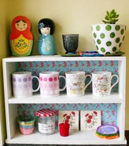 DIY ชั้นวางของน่ารัก ๆ จากลิ้นชักเก่า