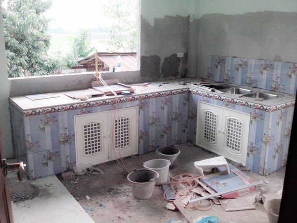 สร้างบ้านใหม่หลังน้อยให้ตายาย เป็นบ้านชั้นเดียวแสนอบอุ่น