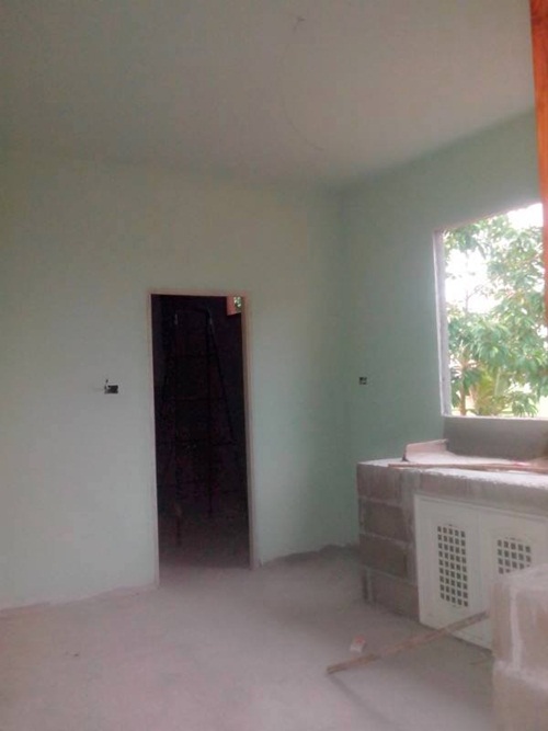 สร้างบ้านใหม่หลังน้อยให้ตายาย เป็นบ้านชั้นเดียวแสนอบอุ่น