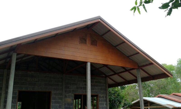 ปลูกบ้านชั้นเดียวหลังเล็ก งบ 5 แสน ด้วยแปลนจาก กรมโยธาฯ