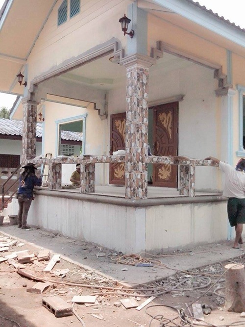 สร้างบ้านใหม่หลังน้อยให้ตายาย เป็นบ้านชั้นเดียวแสนอบอุ่น