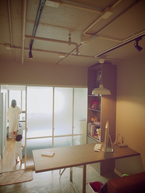 แต่งคอนโดสไตล์ Loft โชว์ปูนขัดมันเท่ ๆ