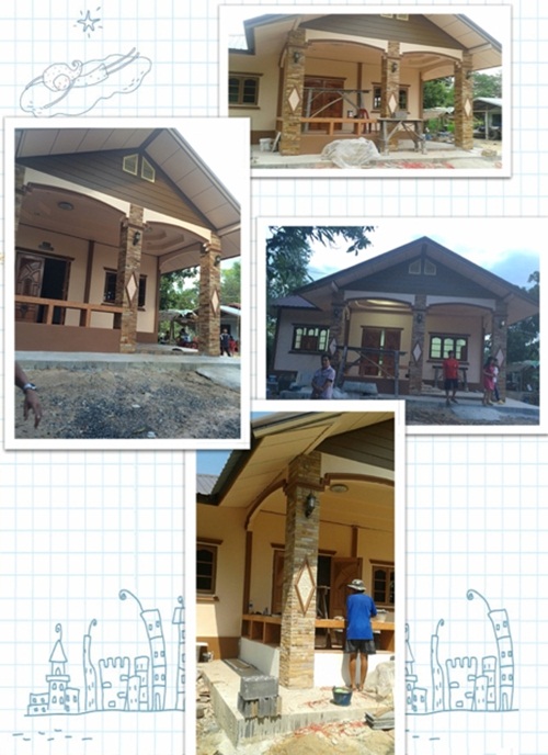 ปลูกบ้านชั้นเดียวหลังเล็ก งบ 5 แสน ด้วยแปลนจาก กรมโยธาฯ