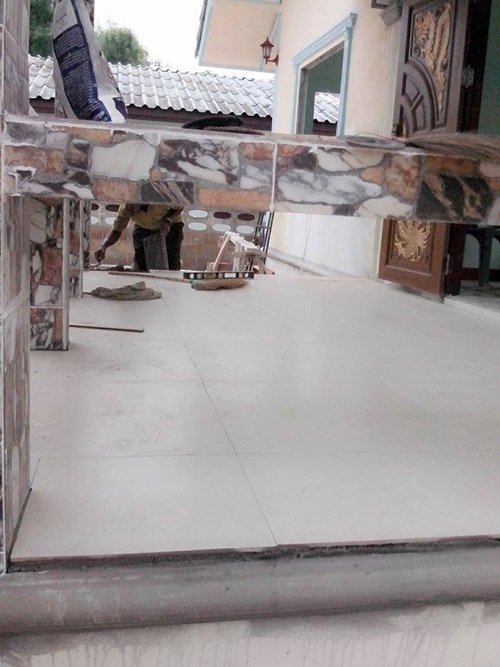 สร้างบ้านใหม่หลังน้อยให้ตายาย เป็นบ้านชั้นเดียวแสนอบอุ่น