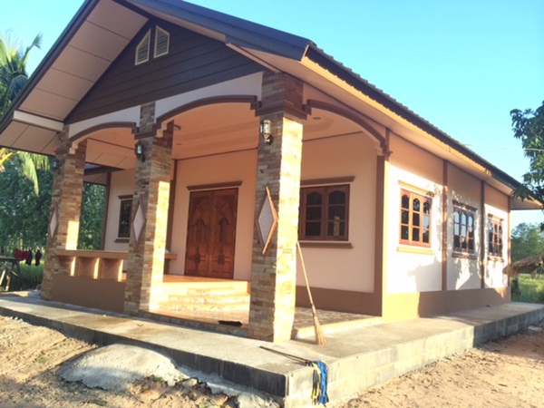 ปลูกบ้านชั้นเดียวหลังเล็ก งบ 5 แสน ด้วยแปลนจาก กรมโยธาฯ