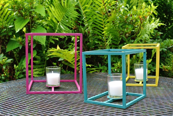 DIY เชิงเทียนไม้ทรงสี่เหลี่ยม เรียบแต่ชิค