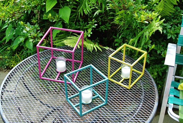 DIY เชิงเทียนไม้ทรงสี่เหลี่ยม เรียบแต่ชิค