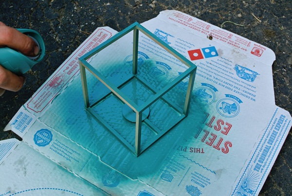 DIY เชิงเทียนไม้ทรงสี่เหลี่ยม เรียบแต่ชิค