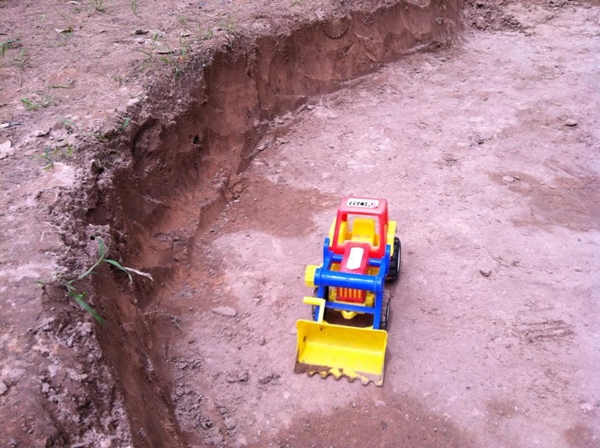 ขุดบ่อปลาคาร์พเองแบบไม่ได้ตั้งใจ ผลงานเจ๋งไปเลย