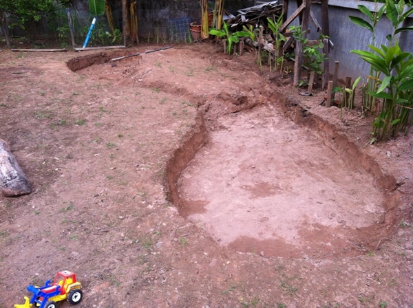 ขุดบ่อปลาคาร์พเองแบบไม่ได้ตั้งใจ ผลงานเจ๋งไปเลย