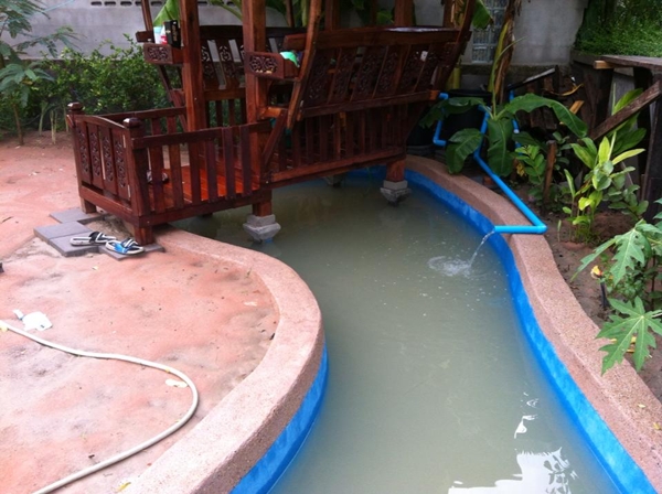 ขุดบ่อปลาคาร์พเองแบบไม่ได้ตั้งใจ ผลงานเจ๋งไปเลย