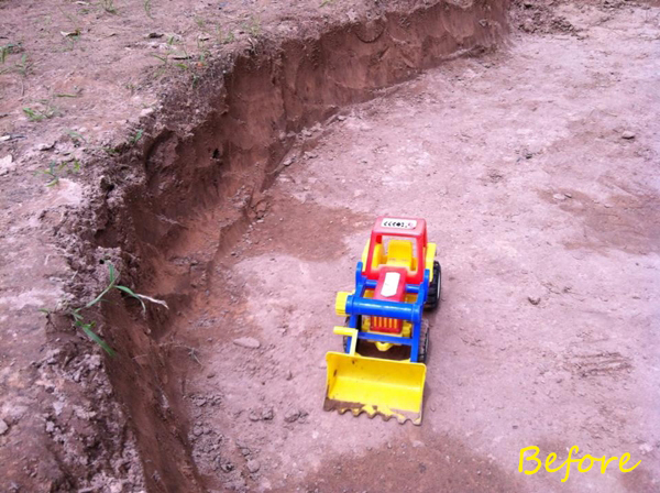 ขุดบ่อปลาคาร์พเองแบบไม่ได้ตั้งใจ ผลงานเจ๋งไปเลย