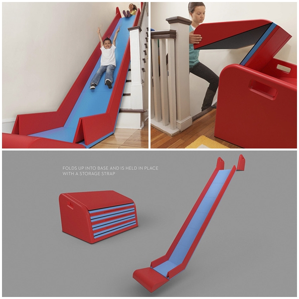 สไลด์ไรเดอร์ เปลี่ยนบันไดบ้านให้กลายเป็นสนามเด็กเล่น