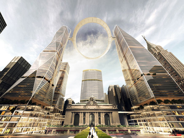 อุว้าว! เสนอสร้างวงเวียนทางเดินกลางอากาศ ในมหานครนิวยอร์ก 