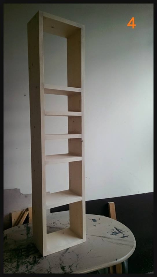 DIY ชั้นไม้สนเก็บของติดผนัง พร้อมตะกร้า ทำเองได้สบาย