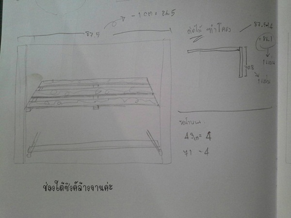 ตู้เคาน์เตอร์ครัว ทำเอง ใช้เอง ไม่เน้นสวยแต่เน้นคุ้ม