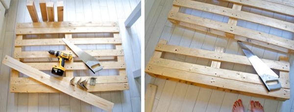  โซฟาพาเลตไม้ diy 