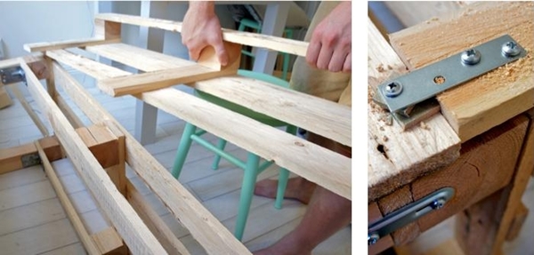  โซฟาพาเลตไม้ diy 
