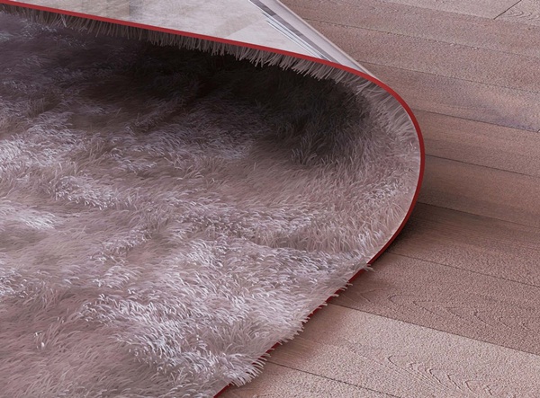 พรมแต่งบ้านไอเดียเจิด ใช้เป็นที่วางของได้ด้วย