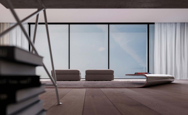 พรมแต่งบ้านไอเดียเจิด ใช้เป็นที่วางของได้ด้วย