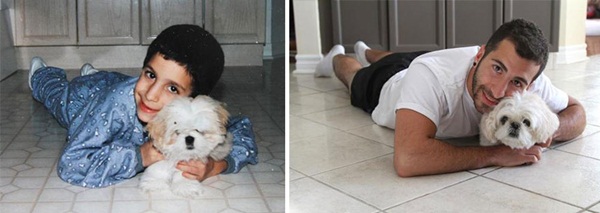  ภาพถ่าย Before After พัฒนาการน่ารัก ๆ ของน้องหมา