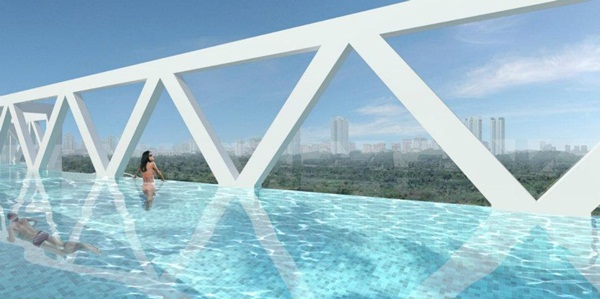 The Sky Habitat คอนโดพร้อมสระน้ำลอยฟ้าในสิงคโปร์
