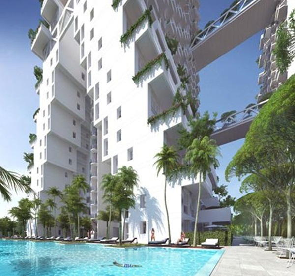 The Sky Habitat คอนโดพร้อมสระน้ำลอยฟ้าในสิงคโปร์