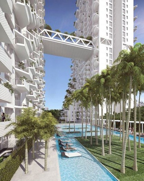 The Sky Habitat คอนโดพร้อมสระน้ำลอยฟ้าในสิงคโปร์